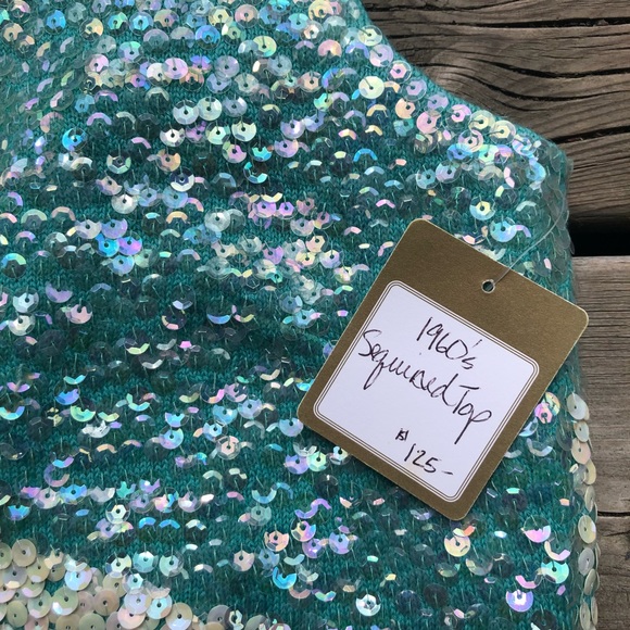 Vintage Sequined Top 1960s - Picture 4 of 5